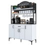 Hanah Home Armario Multiusos Blanco 120 cm